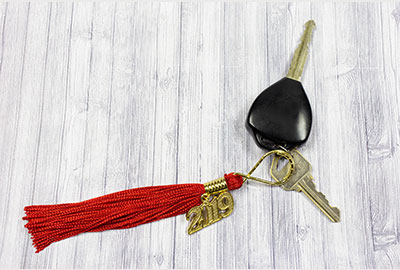 Graduation Key Chain Tassels